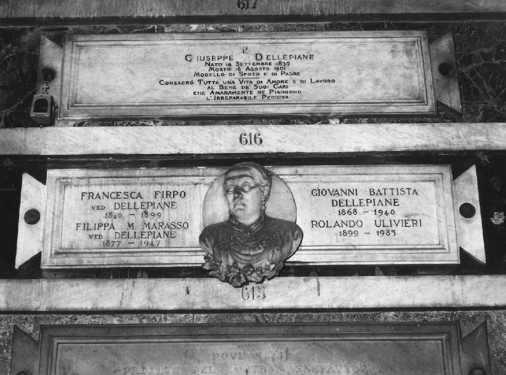 ritratto di donna (monumento funebre, opera isolata) di Gastaldi G (sec. XIX)