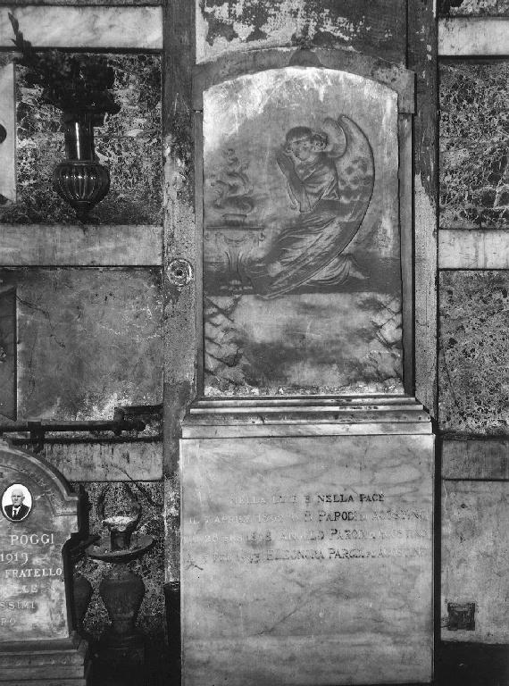 angelo orante (monumento funebre, opera isolata) - ambito ligure (sec. XIX)