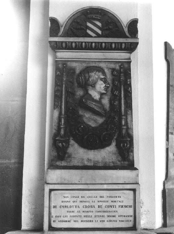 monumento funebre - a edicola, opera isolata - ambito ligure (sec. XIX)