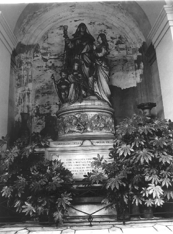 Virtù (monumento funebre, opera isolata) di Varni Santo (sec. XIX)