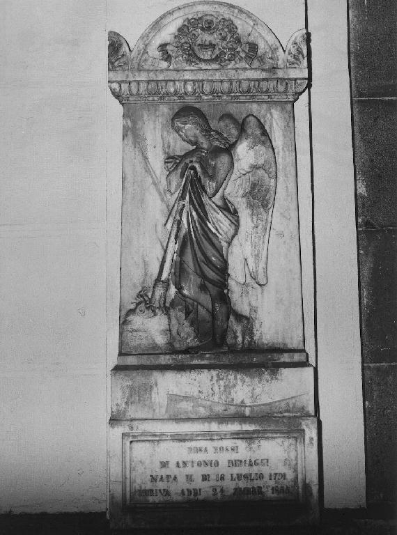 angelo reggitorcia (monumento funebre - a edicola, opera isolata) di Venzano Lorenzo (sec. XIX)