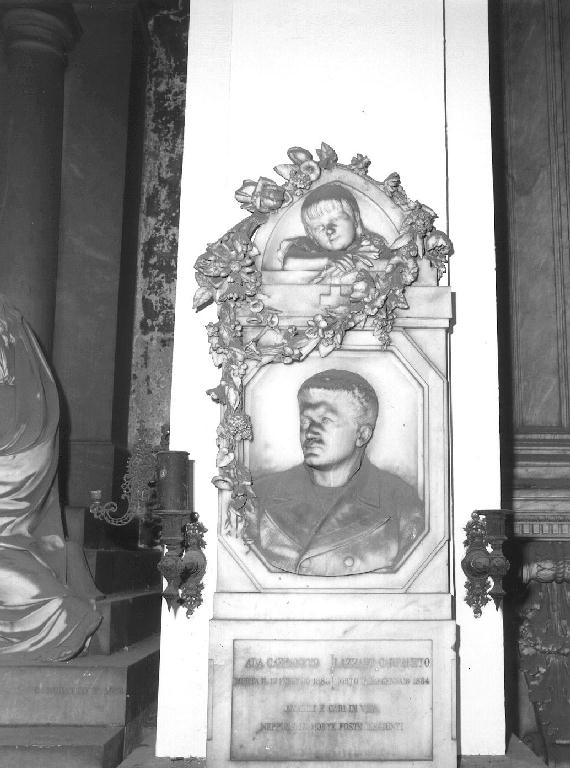 ritratto d'uomo (monumento funebre, opera isolata) di Benetti Giuseppe (sec. XIX)