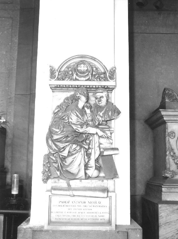 monumento funebre - a edicola, opera isolata di Orengo Lorenzo (sec. XIX)
