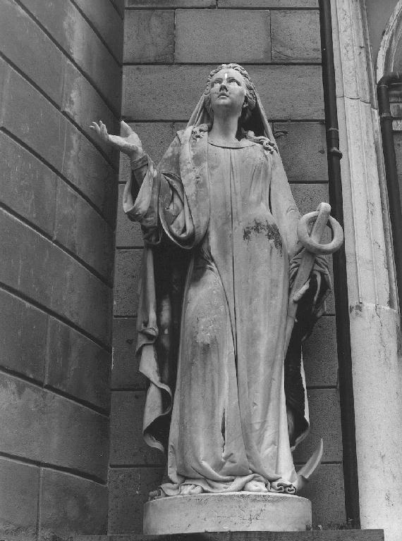SPES, Virtù (monumento funebre, opera isolata) di Cevasco Giovanni Battista (terzo quarto sec. XIX)