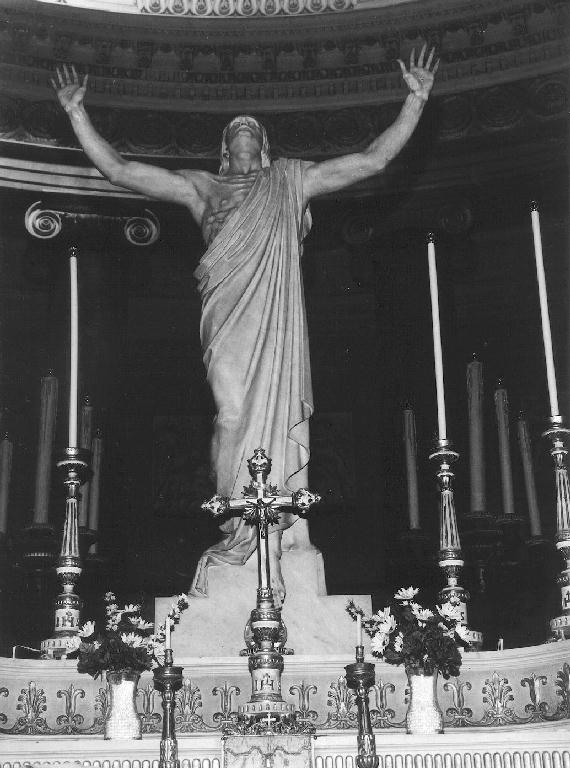 resurrezione di Cristo (scultura, opera isolata) di Messina Francesco (seconda metà sec. XX)