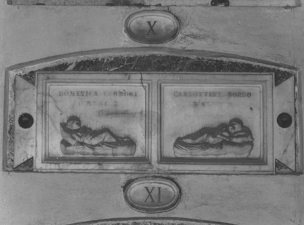 monumento funebre, opera isolata - ambito genovese (primo quarto sec. XX)