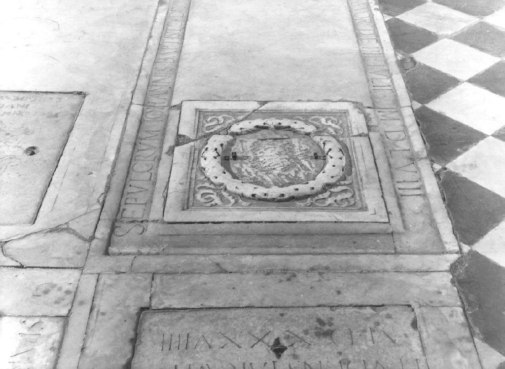 lastra tombale - bottega ligure (sec. XVI)