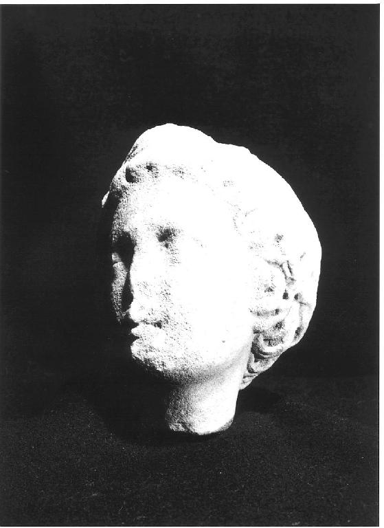 testa di donna (scultura, opera isolata) - ambito romano (secondo quarto sec. II)