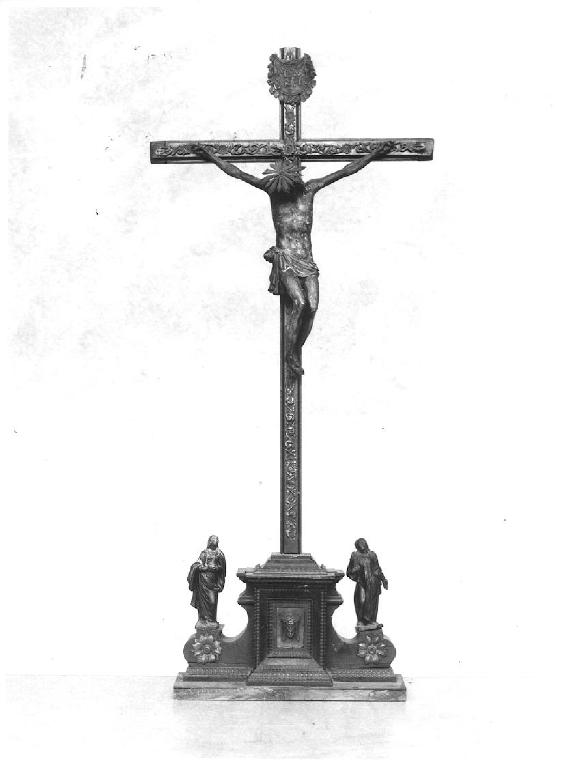 CRISTO CROCIFISSO (crocifisso, opera isolata) - ambito ligure (sec. XVII)