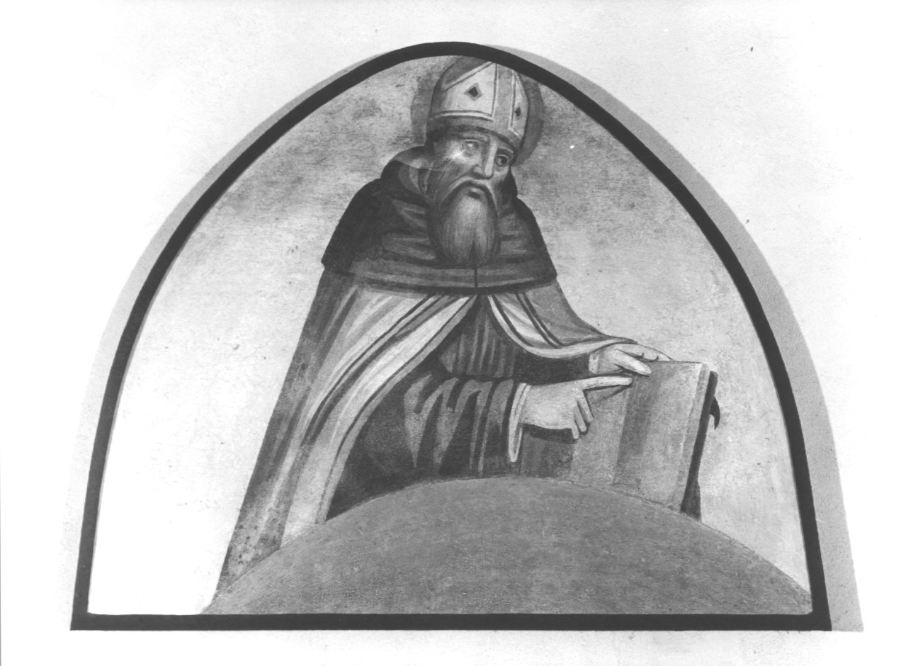 SANT'AGOSTINO (dipinto, opera isolata) di De Rossi Raffaele (sec. XVI)