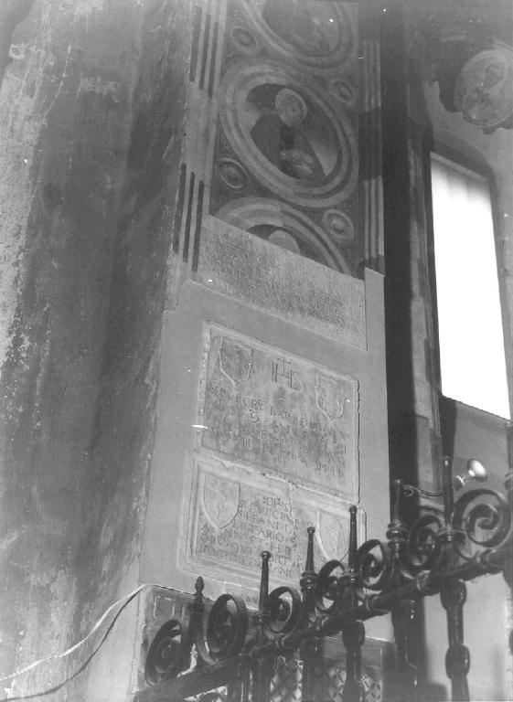 lapide tombale, opera isolata - ambito ligure (sec. XVI)