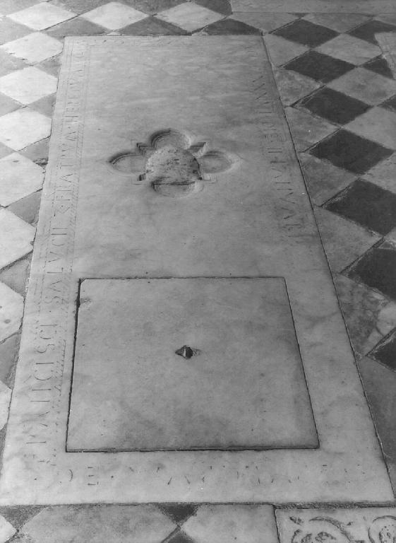 lastra tombale, opera isolata - ambito ligure (ultimo quarto sec. XV)