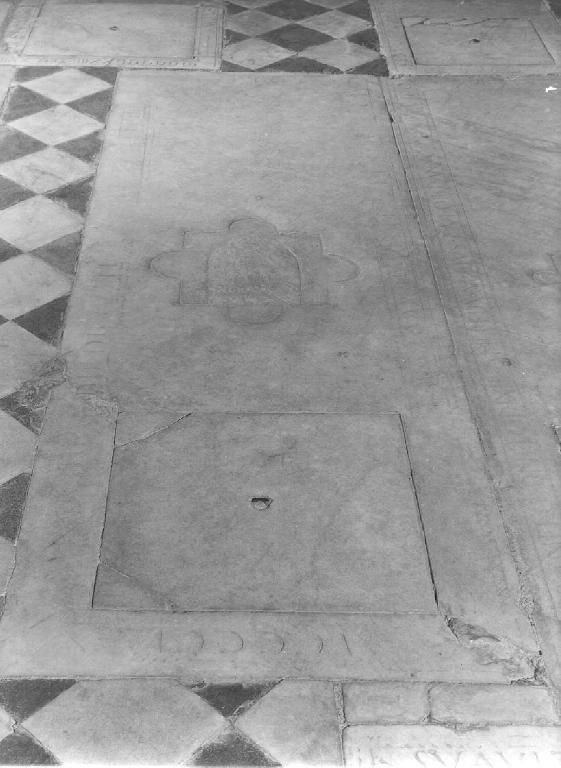 lastra tombale, opera isolata - ambito ligure (fine sec. XV)