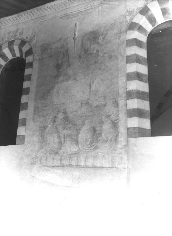 San Pietro e San Paolo affidano a San Domenico la missione di predicare (dipinto, opera isolata) di Giusto d'Alemagna (scuola) (metà sec. XV)