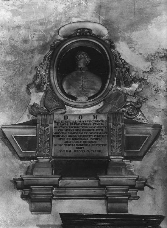 monumento funebre, opera isolata di Parodi Filippo (maniera) (sec. XVIII)