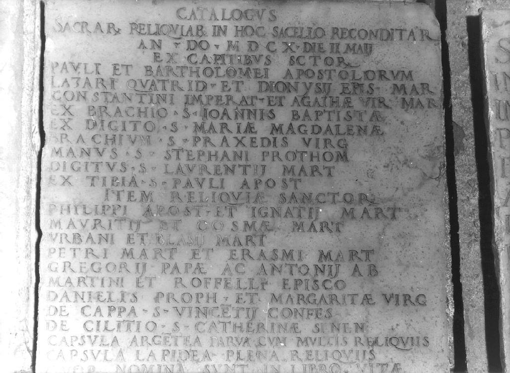 lapide commemorativa, opera isolata - ambito ligure (inizio sec. XVII)