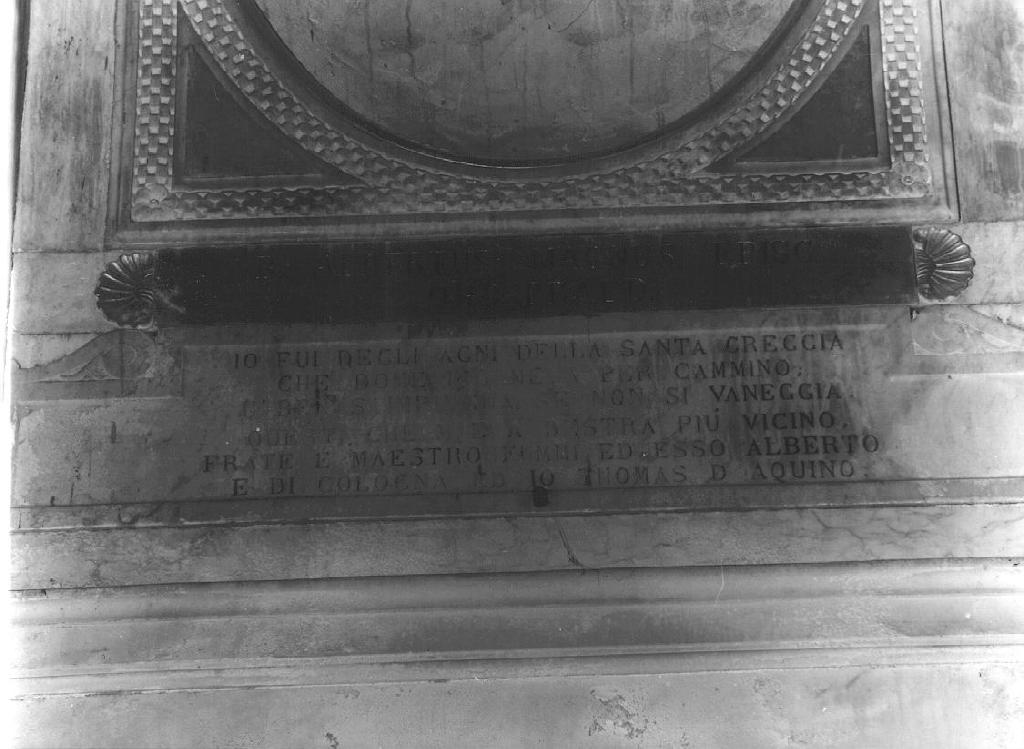 lapide commemorativa, opera isolata - ambito ligure (seconda metà sec. XIX)