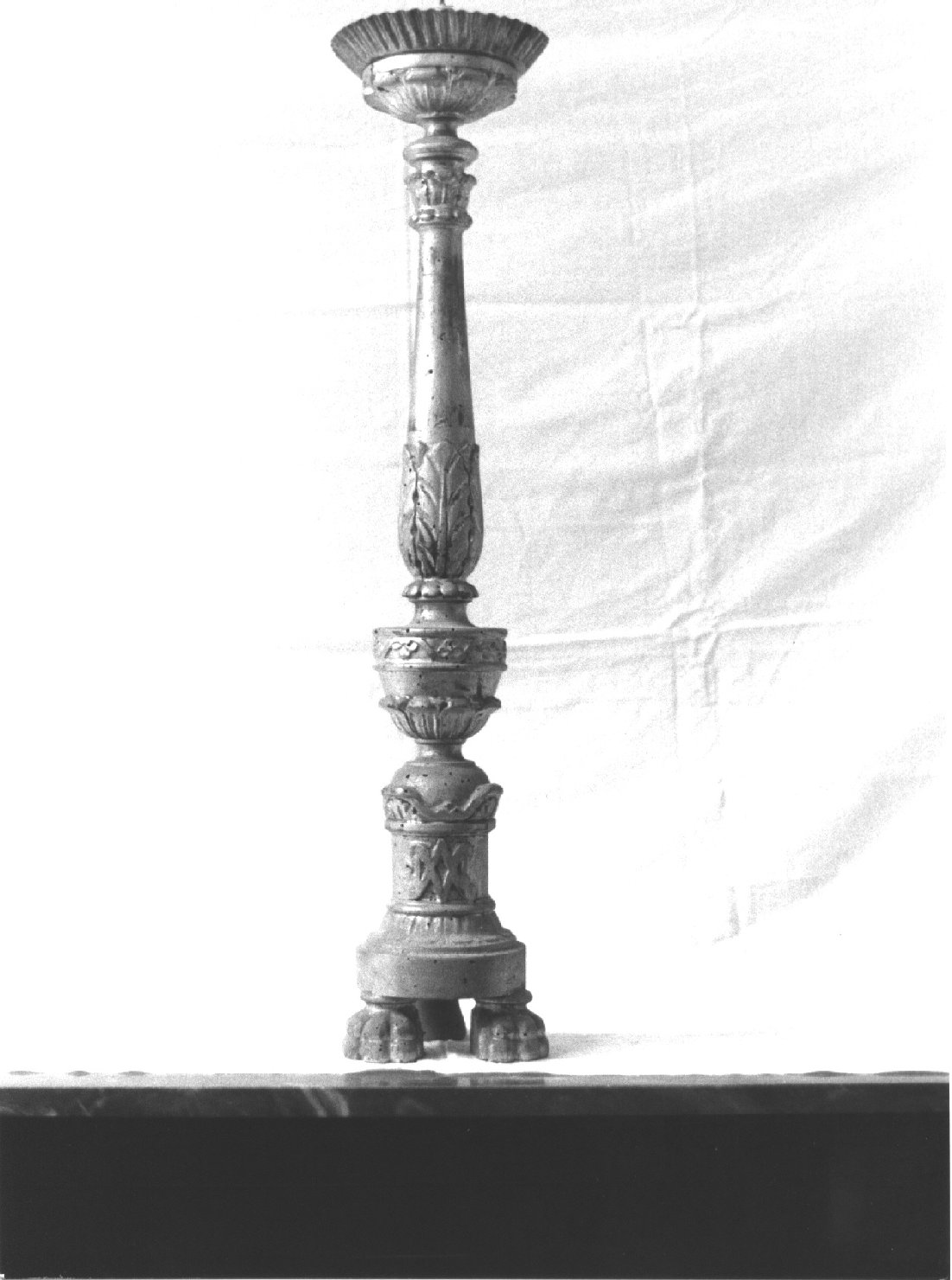 candeliere d'altare, serie - PRODUZIONE LIGURE (seconda metà sec. XIX)