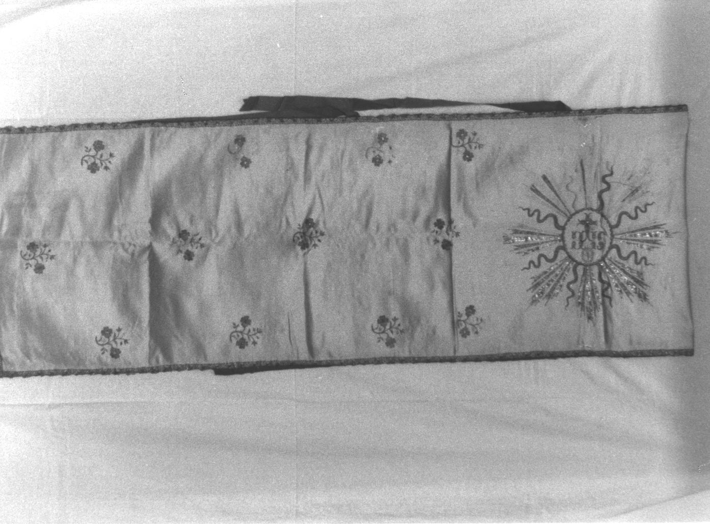 velo omerale, opera isolata - manifattura ligure (ultimo quarto sec. XIX)