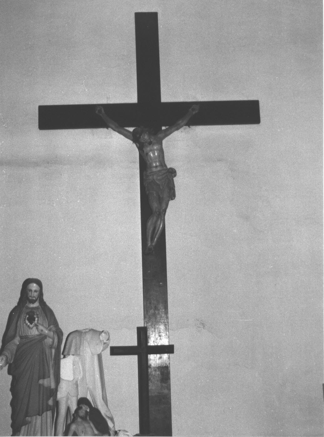 CRISTO CROCIFISSO (crocifisso, opera isolata) - PRODUZIONE LIGURE (sec. XIX)