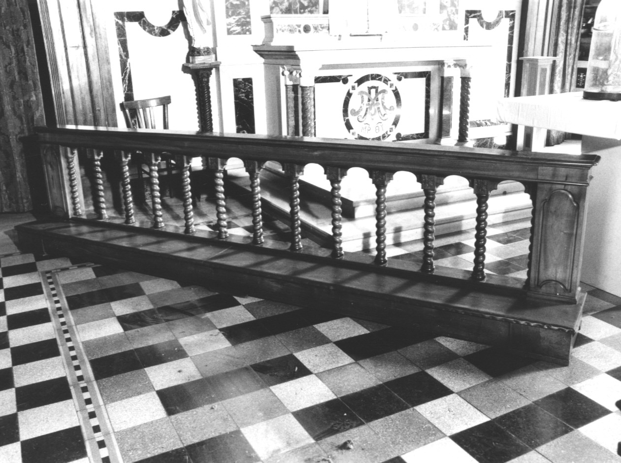 inginocchiatoio, opera isolata - PRODUZIONE LIGURE (metà sec. XX)