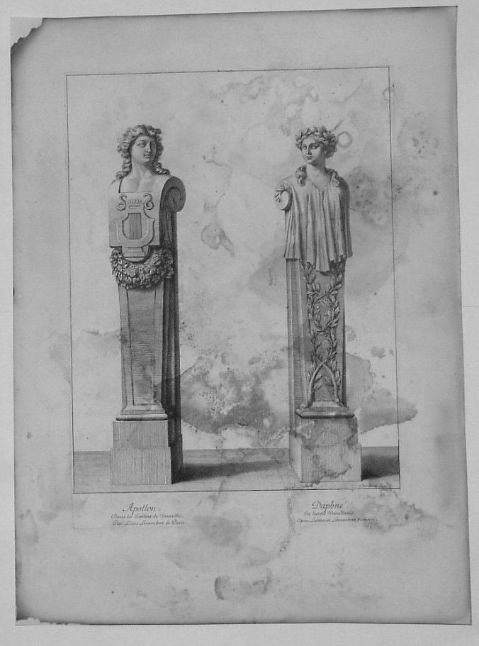 BUSTI RAFF. APOLLO E DAFNE (stampa) di Lepautre Jean, Lerambert Louis (sec. XVII)