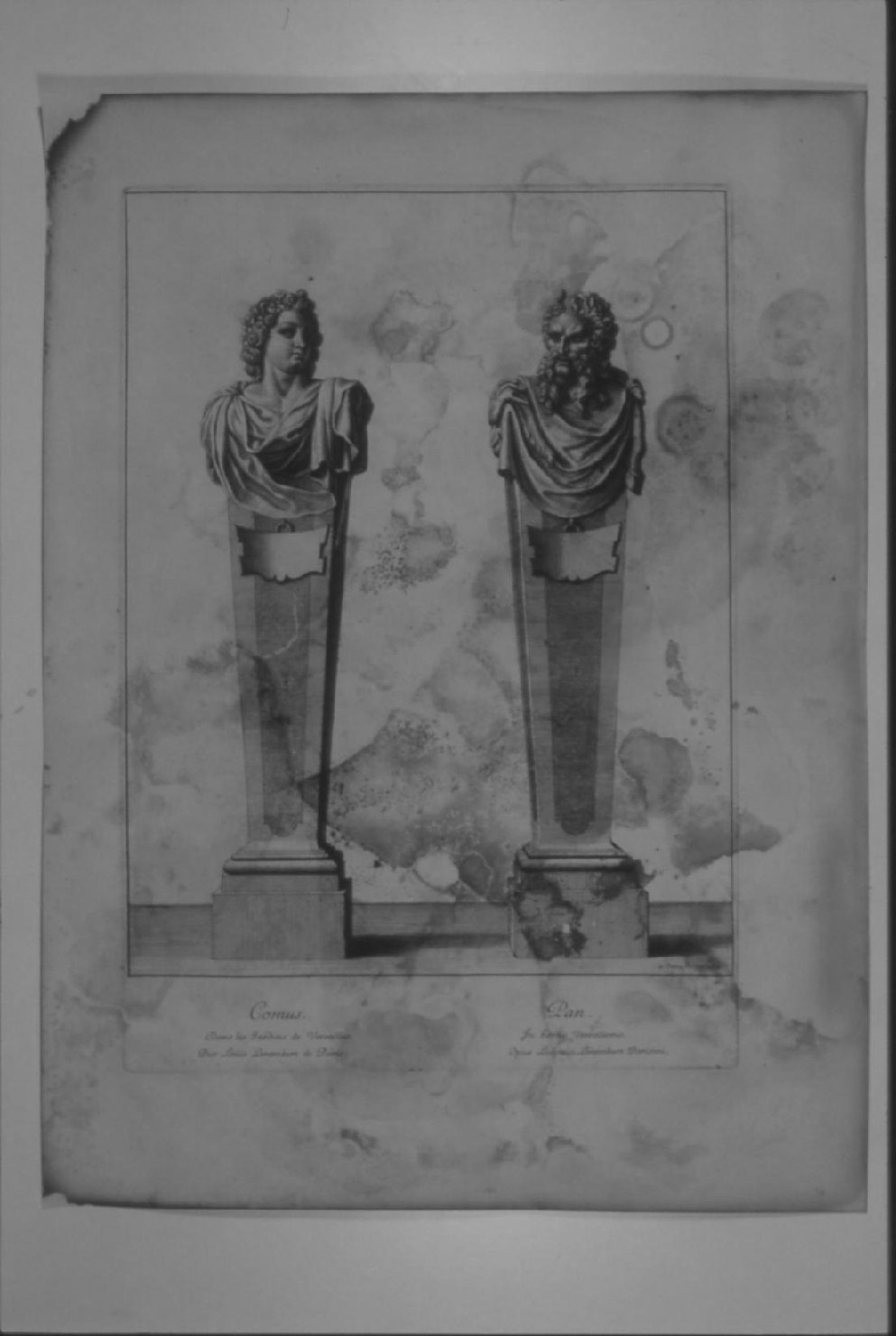 BUSTI RAFF. COMO E PAN (stampa) di Lepautre Jean, Lerambert Louis (sec. XVII)