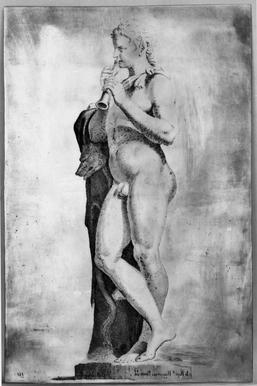 Fauno (matrice, serie) di Audran Charles, Ruggieri Giovanni Battista detto Battistino del Gessi (sec. XVII)