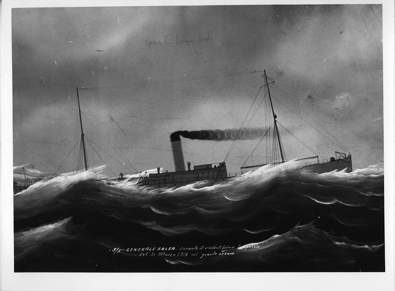 miracolo della Madonna (ex voto, opera isolata) - ambito italiano (sec. XX)