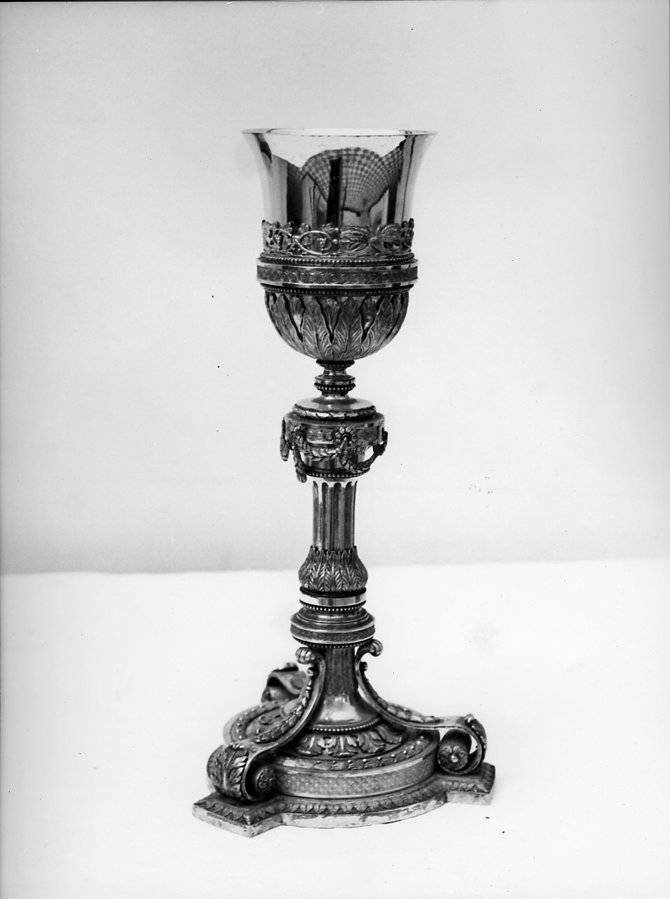 motivi decorativi a volute (calice, opera isolata) - bottega italiana (seconda metà sec. XIX)