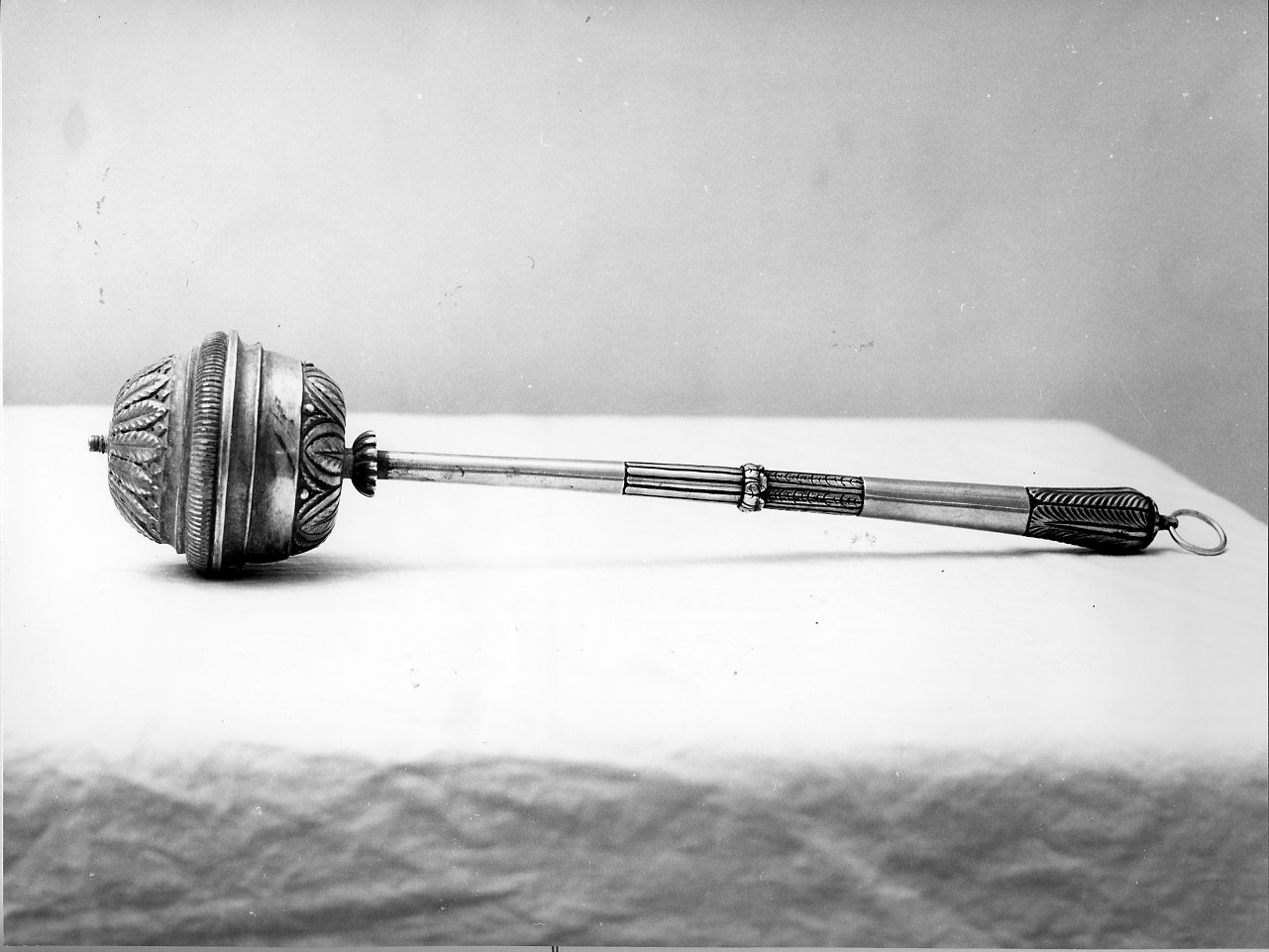 motivi decorativi vegetali (aspersorio, opera isolata) - bottega italiana (fine/inizio secc. XVIII/ XIX)