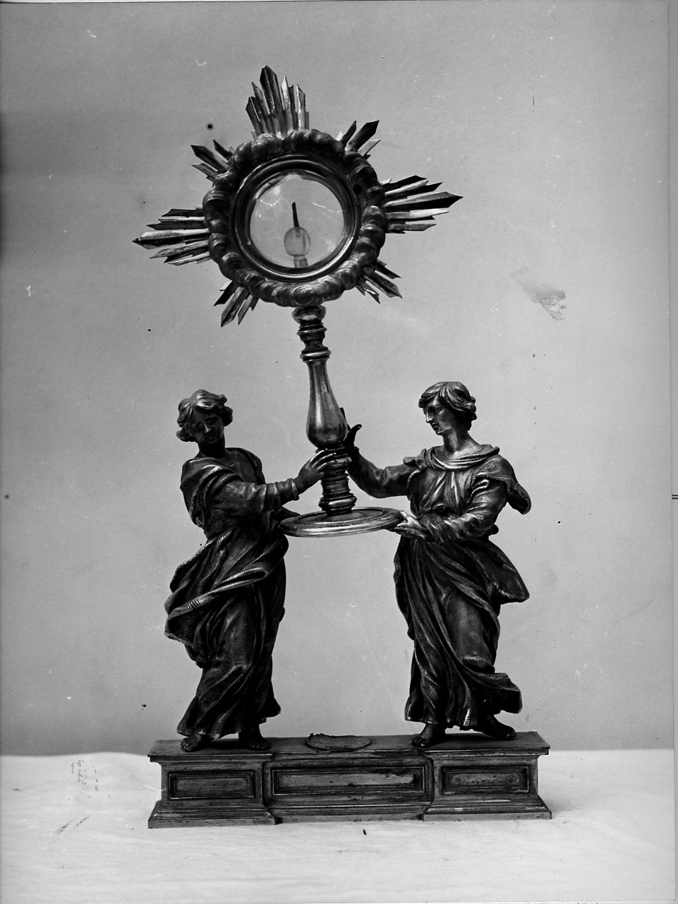 reliquiario - a ostensorio, opera isolata - bottega romana (sec. XVII)