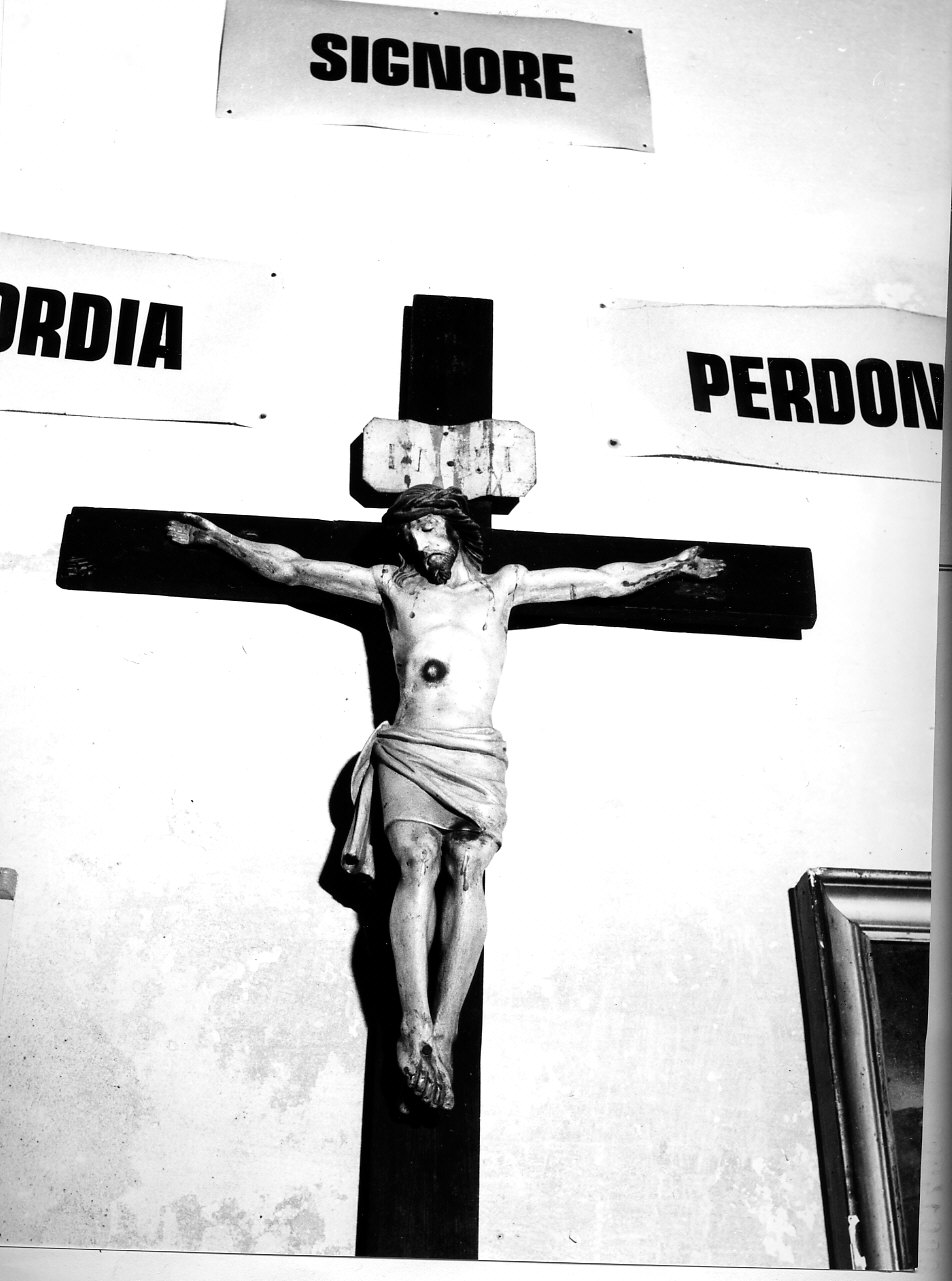 Cristo crocifisso dolente (crocifisso, opera isolata) - bottega italiana (sec. XIX)