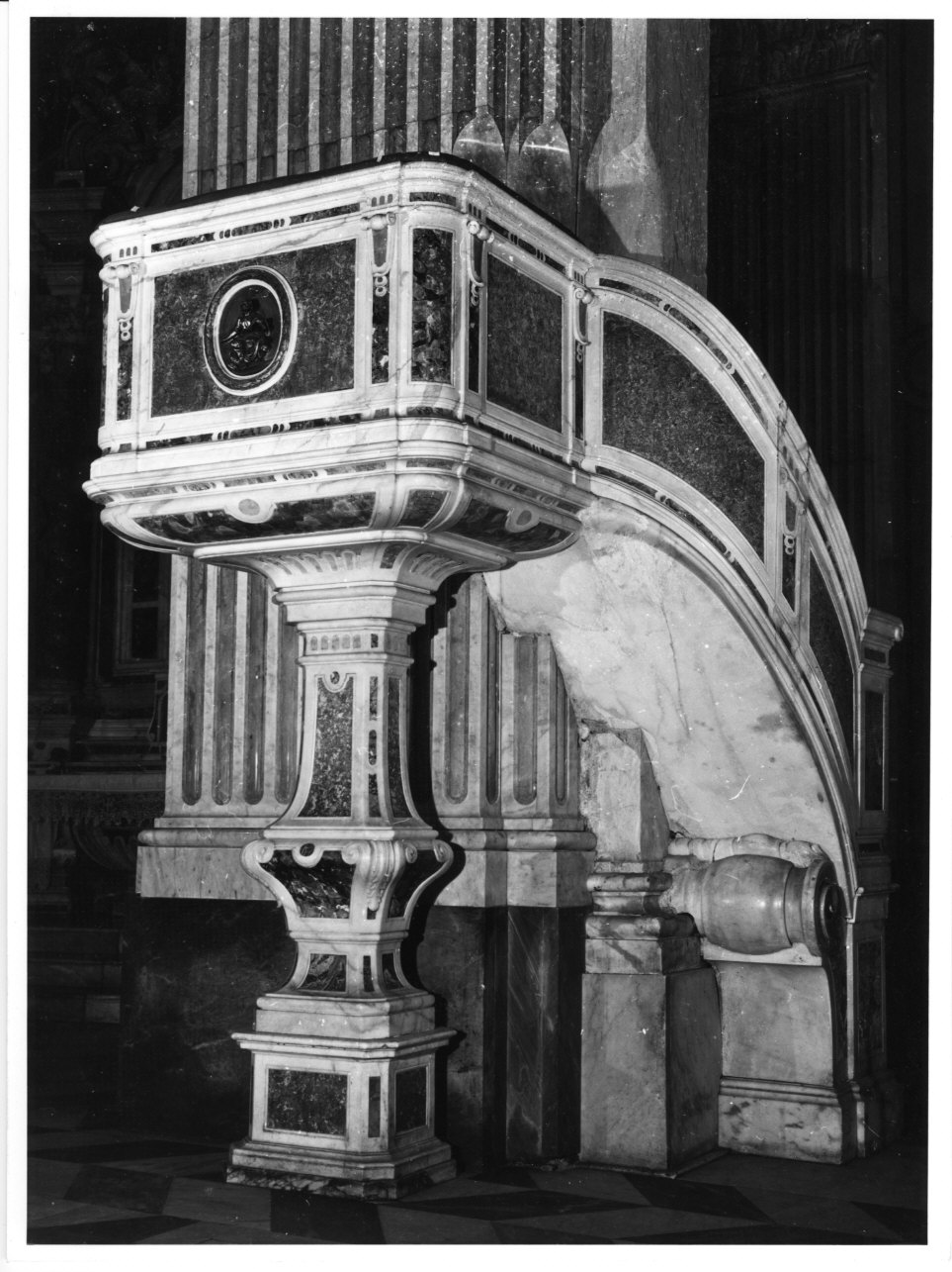 San Giovanni Battista (pulpito, opera isolata) di Aprile Giacomo (sec. XVIII)