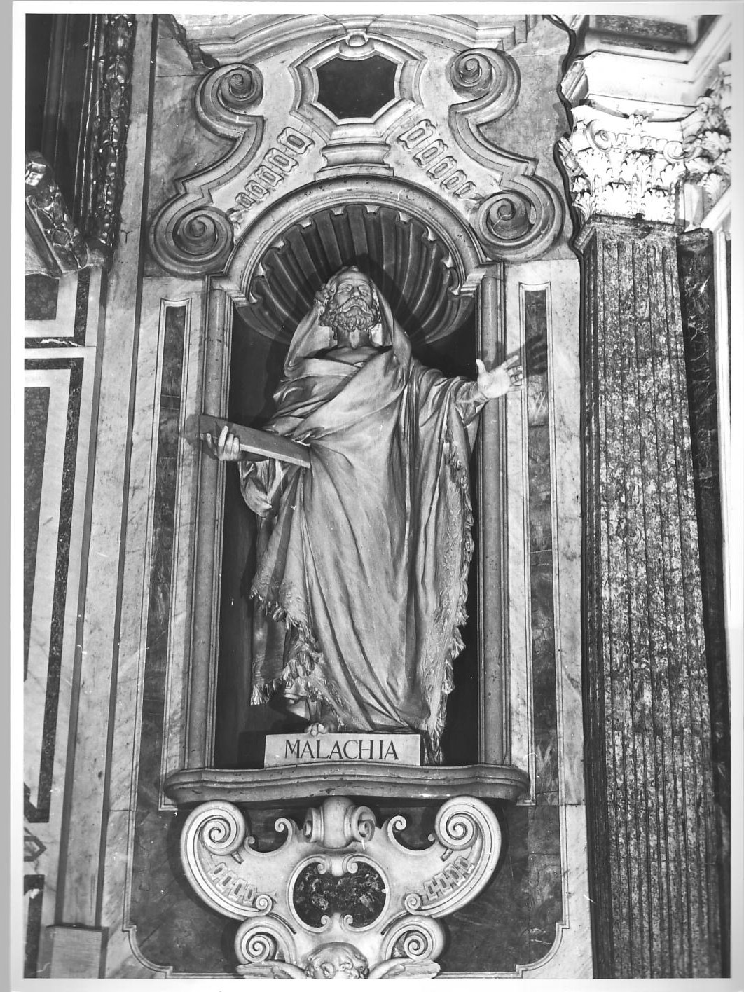 Malachia (statua, opera isolata) di Brizzolara Luigi (sec. XX)