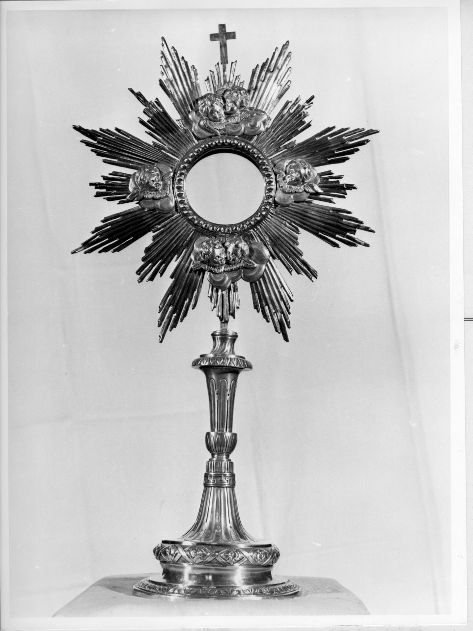 cherubini (ostensorio - a raggiera, opera isolata) - bottega ligure (sec. XVIII)