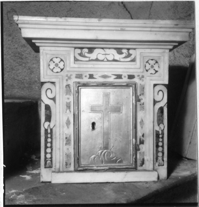 motivi decorativi geometrici (tabernacolo, opera isolata) - bottega ligure (sec. XVIII)