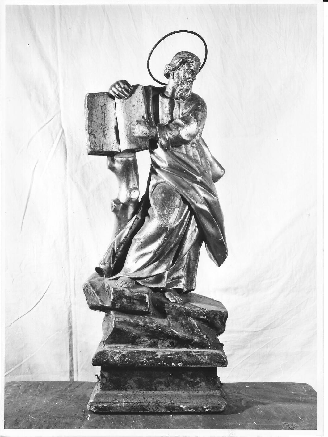 Santo apostolo (statuetta devozionale, opera isolata) - bottega ligure (fine sec. XVIII)