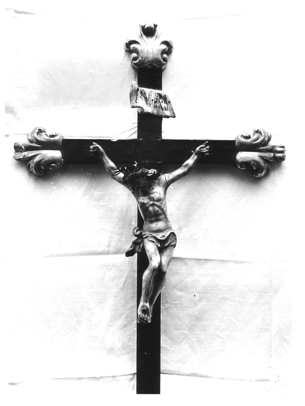 Cristo crocifisso (crocifisso, opera isolata) - bottega ligure (sec. XIX)