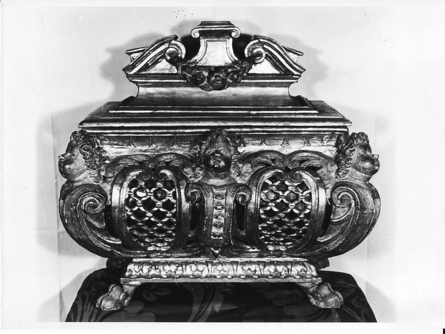 reliquiario a teca - a cassetta, opera isolata - bottega ligure (sec. XVII)