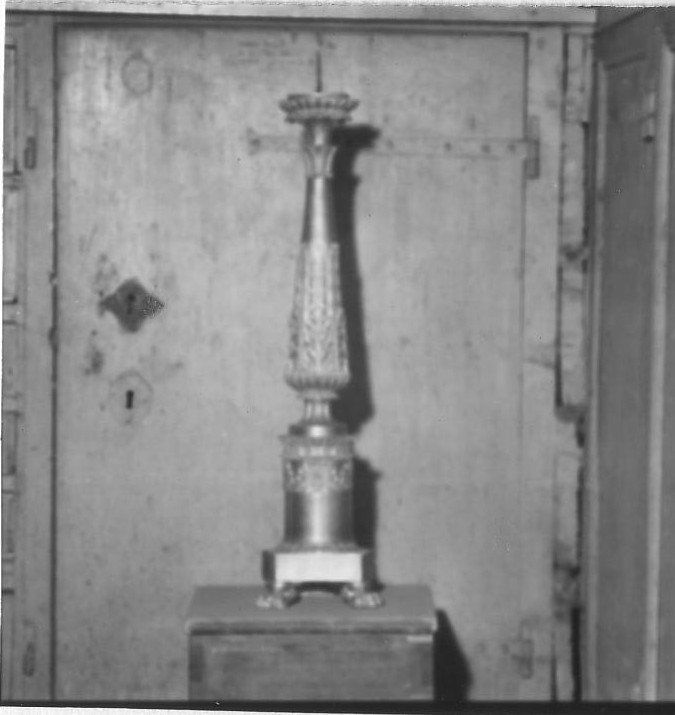 candeliere, serie - bottega ligure (metà sec. XIX)