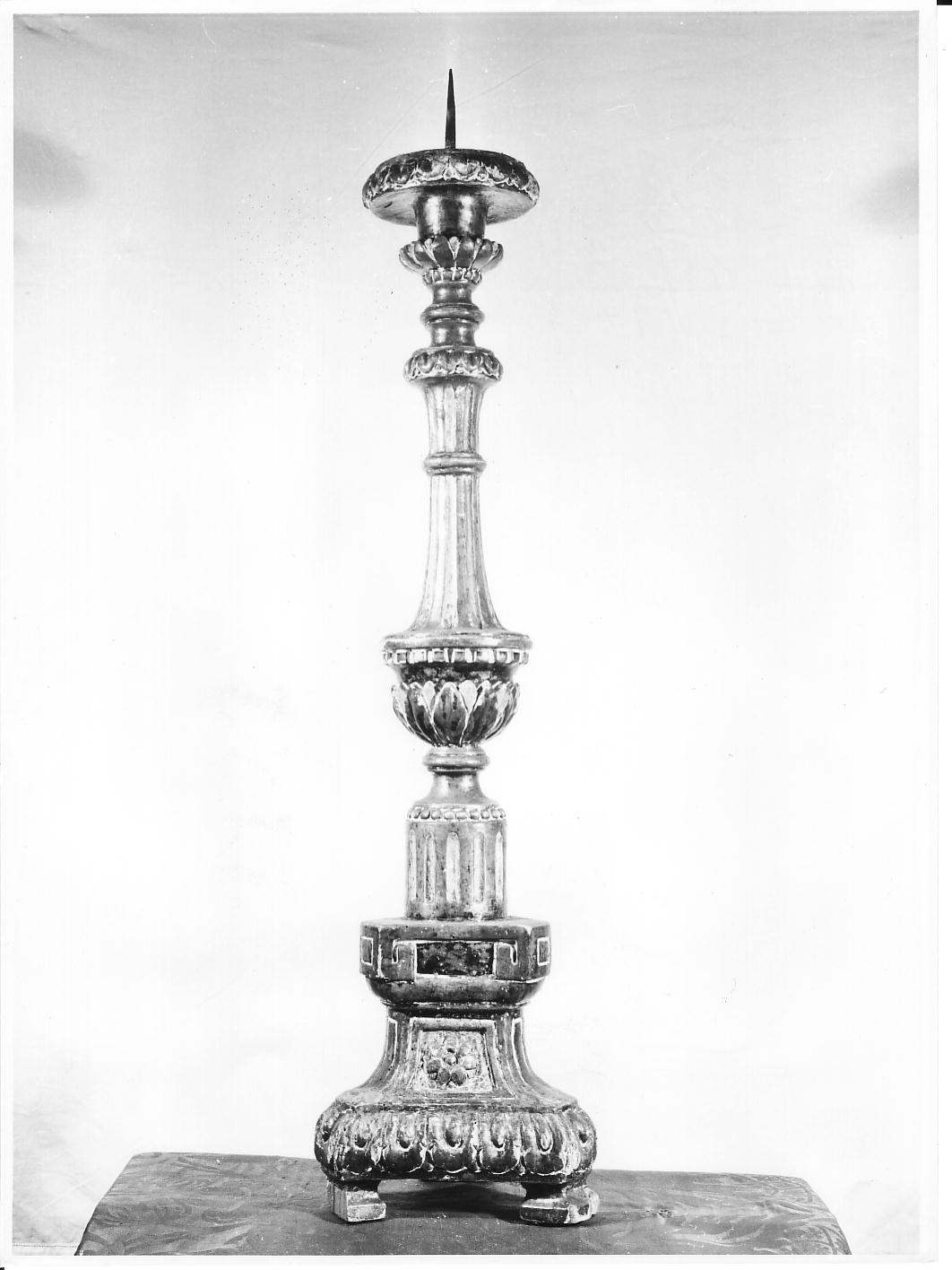 candeliere, serie - bottega ligure (prima metà sec. XIX)