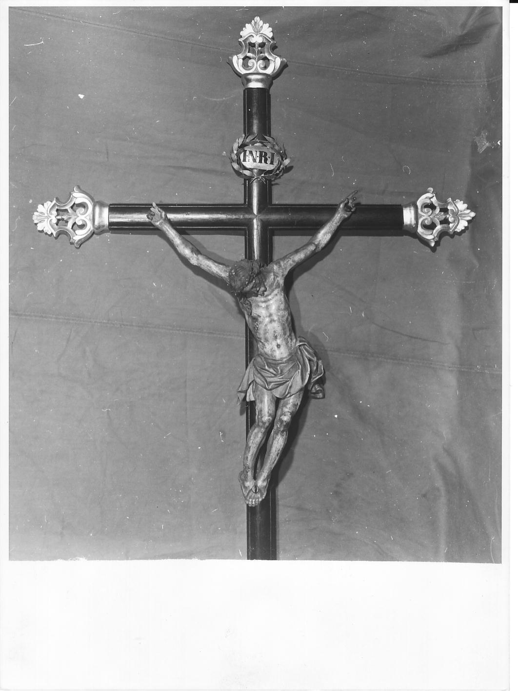 Cristo crocifisso (crocifisso, opera isolata) - bottega ligure (secc. XVIII/ XIX)