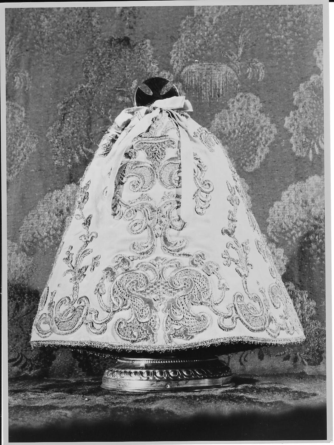 motivi decorativi a girali (conopeo di pisside, opera isolata) - manifattura ligure (sec. XVIII)