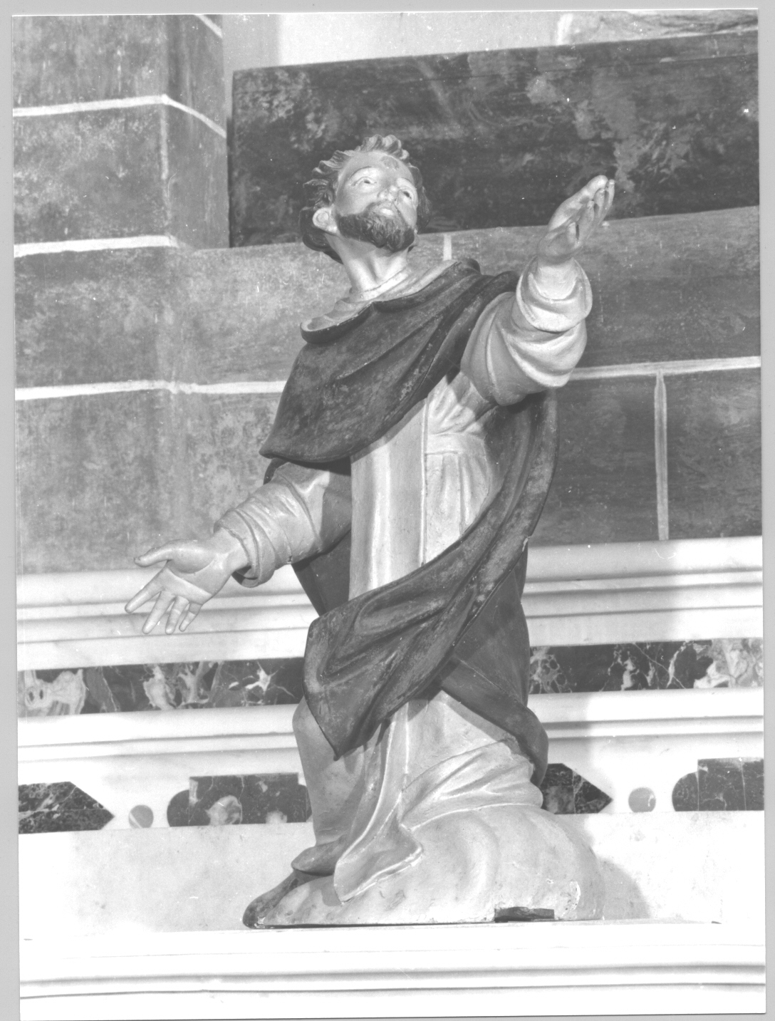 San Domenico (statua, opera isolata) - bottega ligure (metà sec. XVIII)