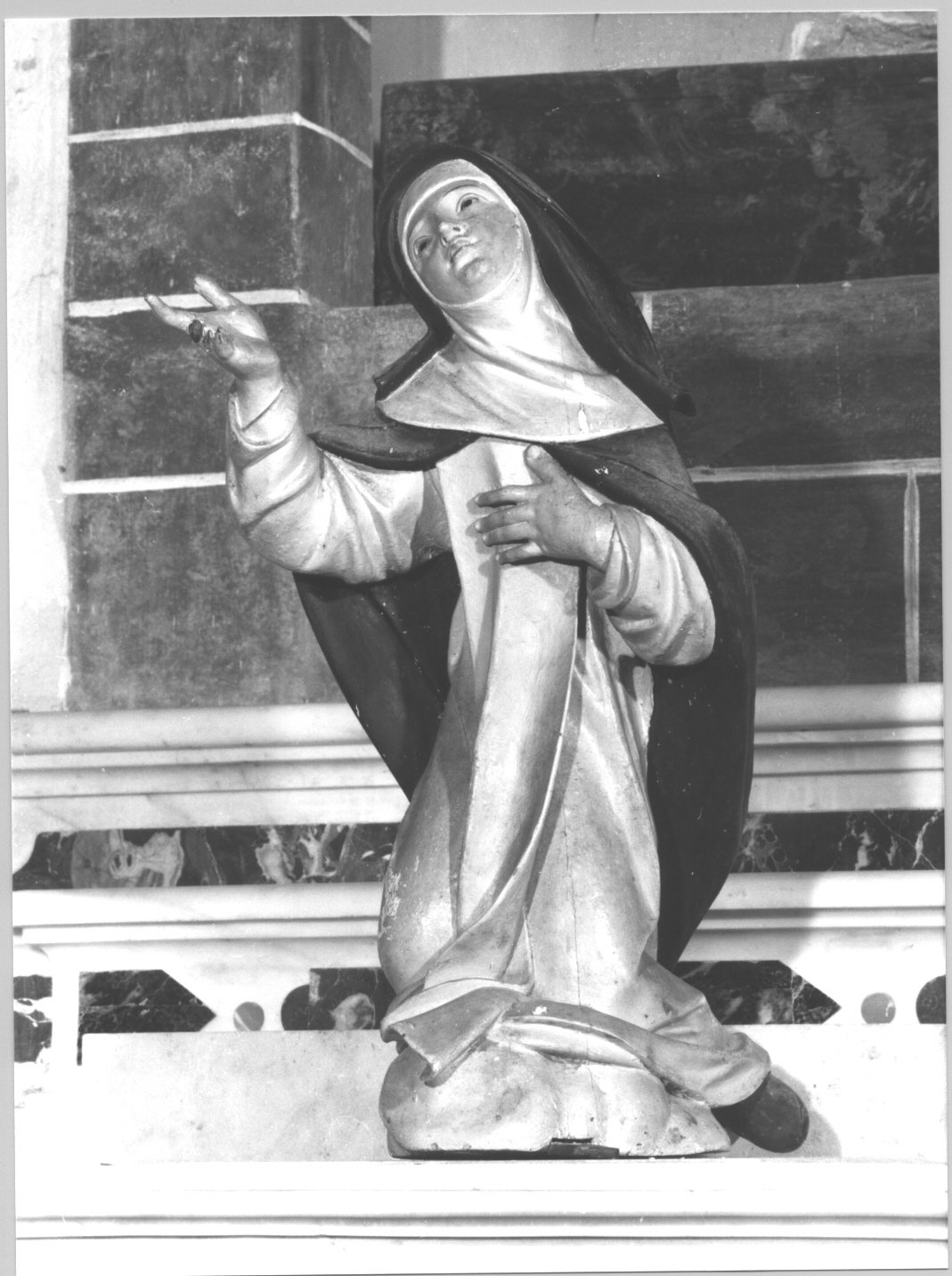 Santa Caterina (statua, opera isolata) - bottega italiana (sec. XVIII)