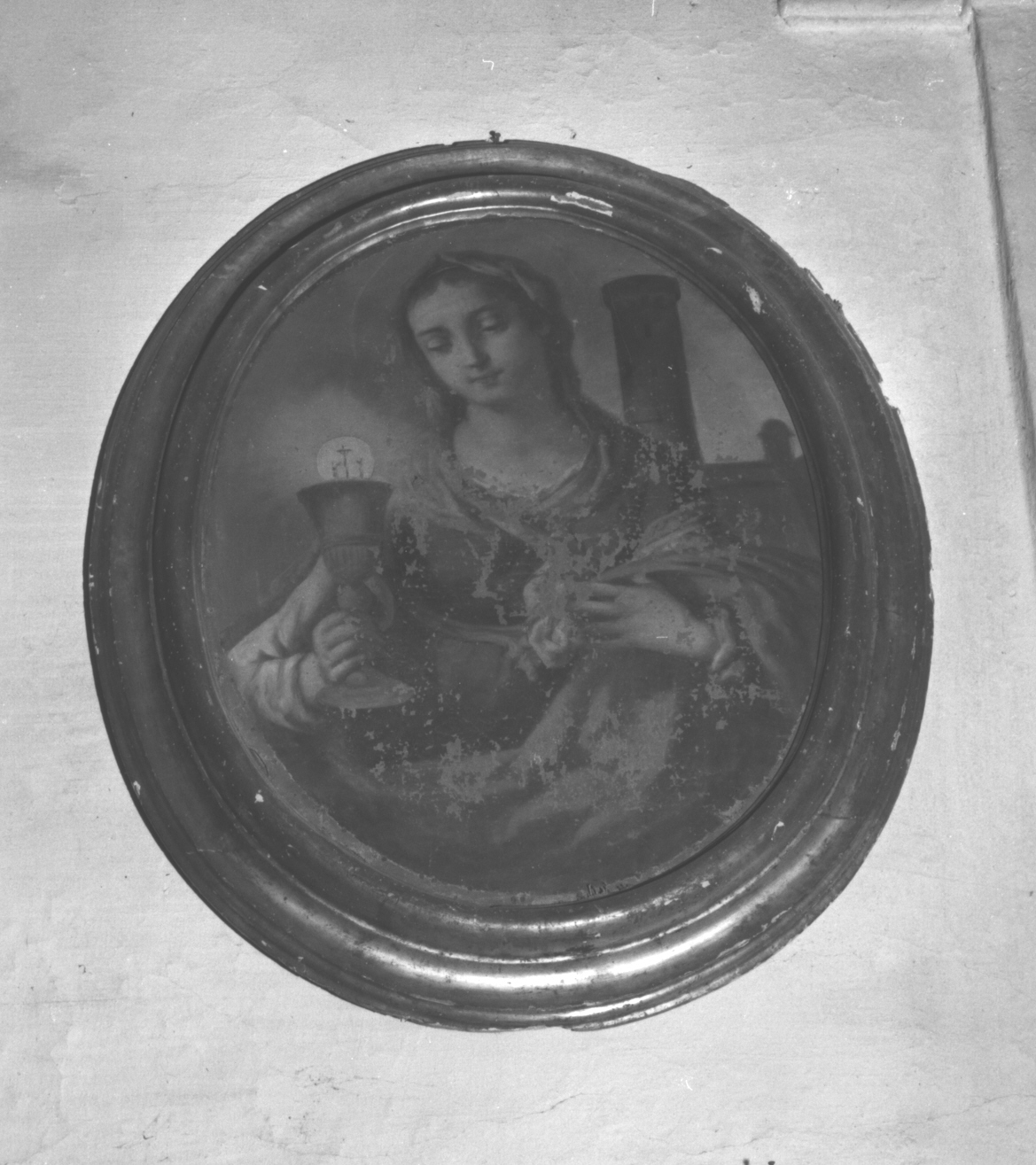 Santa (dipinto, opera isolata) - ambito italiano (sec. XVIII)