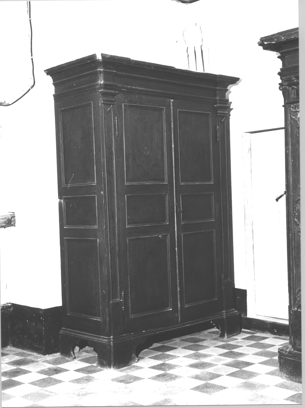 motivo decorativo geometrico (armadio, opera isolata) - bottega ligure (seconda metà sec. XVIII)