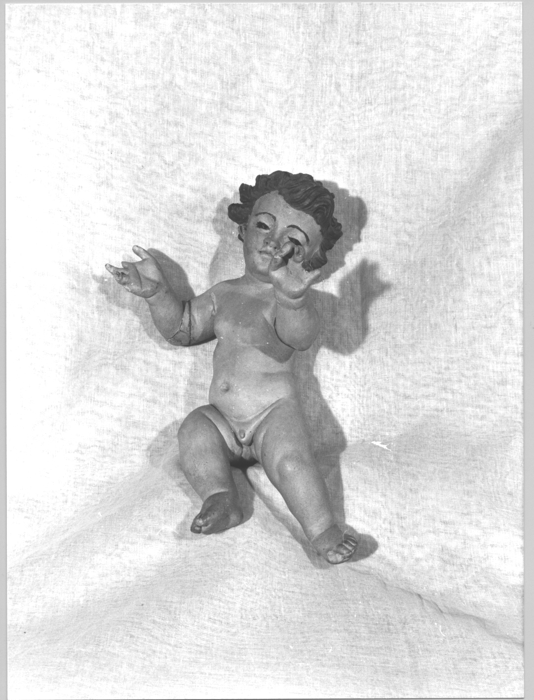 Gesù Bambino (statua, opera isolata) - bottega ligure (metà sec. XVIII)