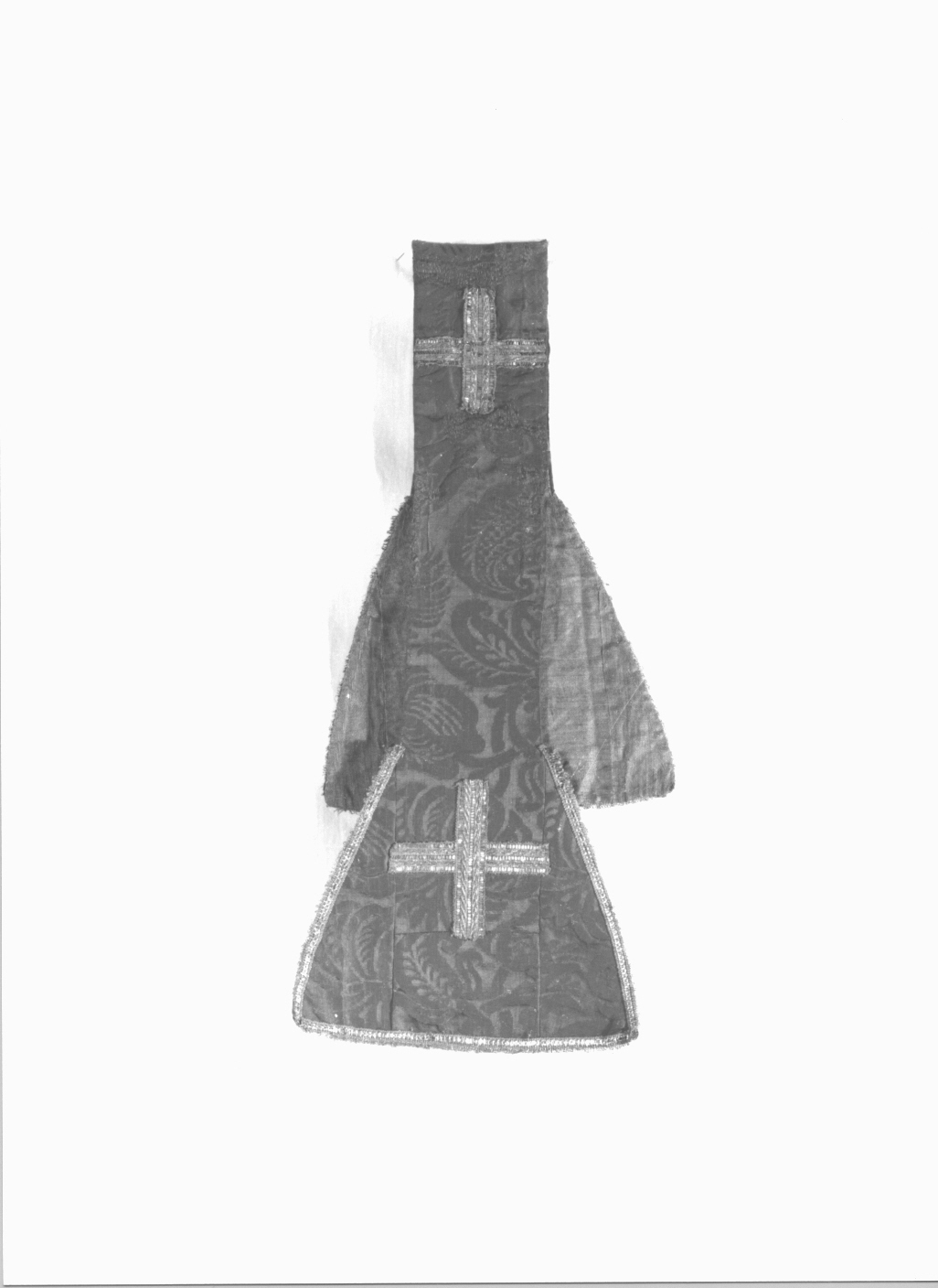 motivi decorativi vegetali e floreali (manipolo, opera isolata) - manifattura italiana (sec. XVIII)